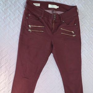Torrid JEGGING - SUPER STRETCH BURGUNDY RED